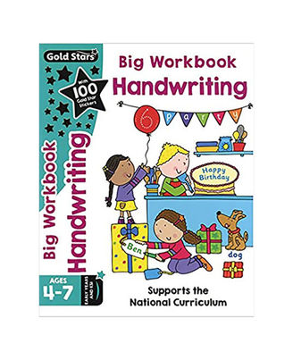 Gold Stars Big Workbook Handwriting Ages 4- 7 Early Years And Ks1: Supports The National Curriculum (Bumper)