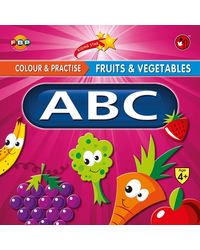 Colour & Practise Fruits & Vegetables ABC