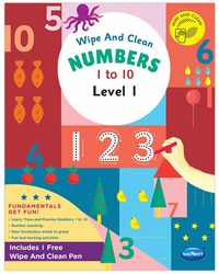 Navneet Wipe and Clean- Numbers (1 to 10) Level 1