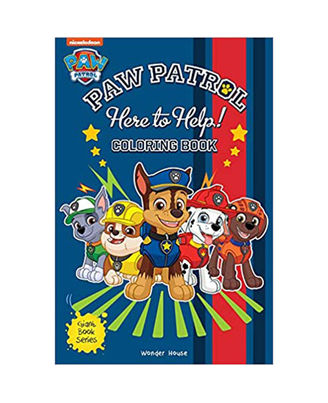 Here To Help! : Paw Patrol Giant Coloring Book For Kids