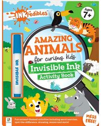 (New Aug) Inkredibles: Amazing Animals Invisible Ink Activity Book (unit 3)