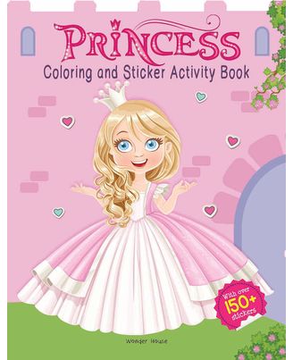 Princesses- Coloring and Sticker Activity Book (With 150+ Stickers) (Coloring Sticker Activity Books)