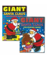 Giant Santa Claus Colouring Book