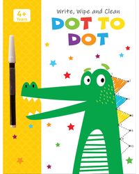 Dot to Dot- Write, Wipe and Clean Book