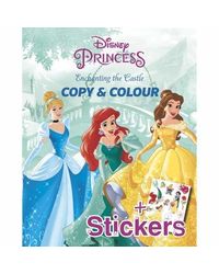 Disney Princess Enchanting the Castle Copy & Colour