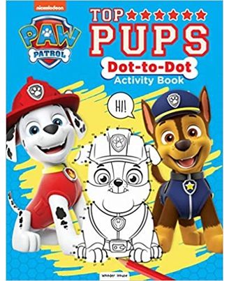 Paw Patrol Top Pups Dot To Dot Activity