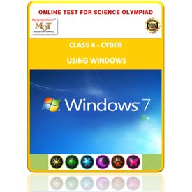 Class 4, Using windows, Online test for Cyber Olympiad