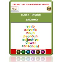 Class 4, Grammar, Online test for English Olympiad