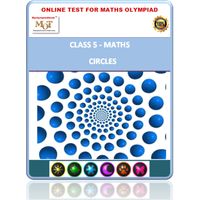 Class 5, Circles, Online test for Math Olympiad