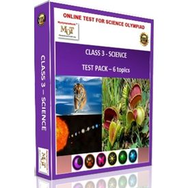 Class3, Science Olympiad online test pack, 6 topics