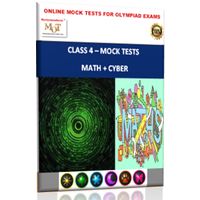 Class 4, Online Topic wise tests, Math+ Cyber- MOT