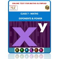 Class 7, Exponents & Power, Online test for Math Olympiad