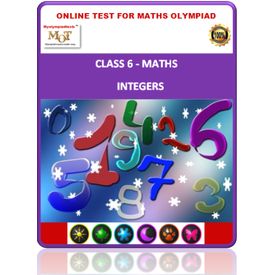 Class 6, Integers, Online test for Math Olympiad