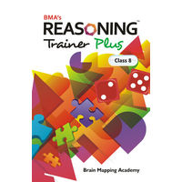 Class 8- Reasoning trainer plus (with solution book) , Mental Ability