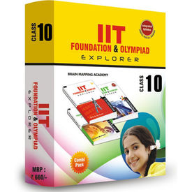 Class 10- IIT foundation, Combipack (Set of 4 books) + Free Online test for Science or Math (Worth Rs 400)