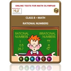 Class 8, Rational numbers, Online test for Math Olympiad