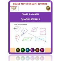 Class 8, Quadrilaterals, Online test for Math Olympiad