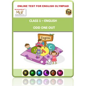 Class 1- Odd one out- Online test for English Olympiad
