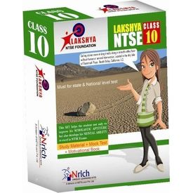 LAKSHYA NTSE- CLASS 10 (Study material+ mock papers+ motivational book & CD)