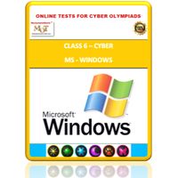Class 6, MS Windows, Online test for Cyber Olympiad