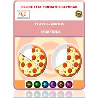 Class 6, Fractions, Online test for Math Olympiad