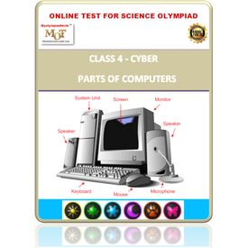 Class 4, Parts of computers, Online test for Cyber Olympiad