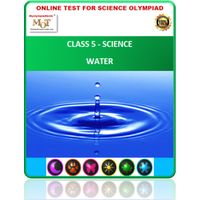 Class 5, Water, Science Olympiad online test