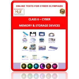Class 6, Memory & Storage, Online test for Cyber Olympiad