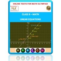 Class 8, Linear equations, Online test for Math Olympiad
