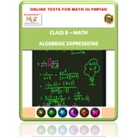 Class 8, Algebraic expressions, Online test for Math Olympiad