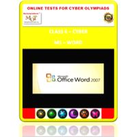 Class 6, MS Word, Online test for Cyber Olympiad