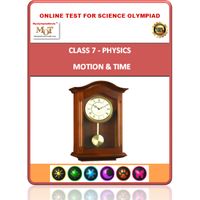 Class 7, Motion & time, Online test for Science Olympiad