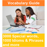 English Vocabulary Guide- Special words and phrases