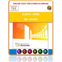 Class 8, MS Access, Cyber Olympiad Online test