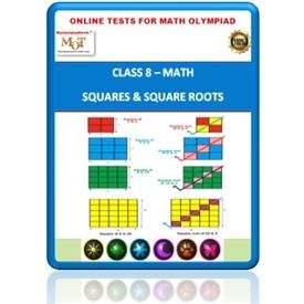 Class 8, Squares & Square roots, Online test for Math Olympiad
