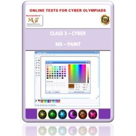 Class 3, MS Paint, Online test for Cyber Olympiad