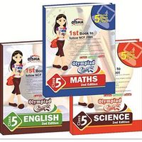 Class 5- Olympiad Champs Science, Mathematics, English (set of 3 books) + Subscription to GLOWMOT & GLOWSOT