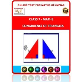 Class 7, Congruence of triangles, Online test for Math Olympiad