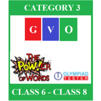 Online Global Vocabulary Olympiad (GVO) - Category 3 (Class 6- Class 8)