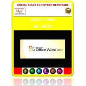 Class 3, Introduction to MS Word, Online test for Cyber Olympiad