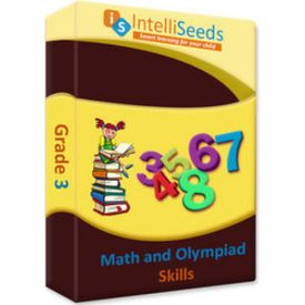 Class 3- Maths Olympiad (Including Reasoning) - 3 months- Intelliseeds
