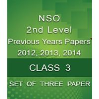 Class 3- National Science Olympiad (NSO) 2nd Level Previous Year Question Paper- 2012, 2013, 2014