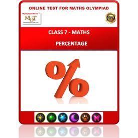 Class 7, Percentage, Online test for Math Olympiad