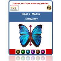 Class 5, Symmetry, Online test for Math Olympiad