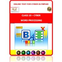 Class 10, Word Processing, Online test for Cyber Olympiad