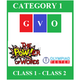 Online Global Vocabulary Olympiad (GVO) - Category 1 (Class 1- Class 2)