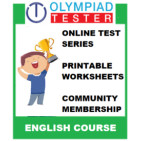 Class 6 English Olympiad Course (Online test series+ Printable Worksheets+ Community Membership)