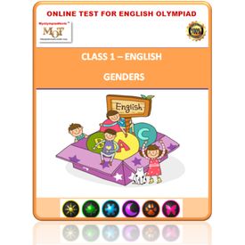 Class 1- Genders- Online test for English Olympiad