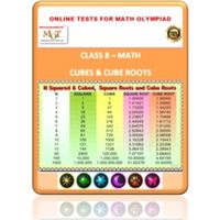 Class 8, Cubes & Cube roots, Online test for Math Olympiad