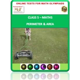 Class 5, Perimeter & Area, Online test for Math Olympiad